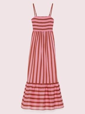 $30 - Kate Spade M Calais Striped Smock Dress Retail $348